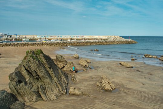 Playa de Cand&aacute;s, Candas, Asturias, Espa&ntilde;a, Spain