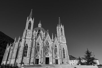Castelpetroso, Isernia, Molise. Sanctuary of the Madonna Addolorata.  