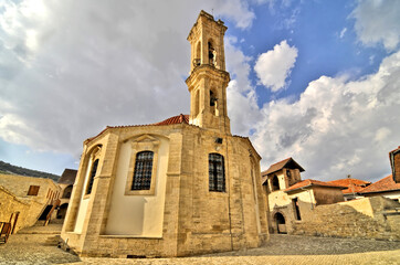 Klasztor Krzyża Świętego w Omodos , Timios Stavros, Cypr - obrazy, fototapety, plakaty