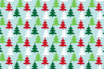 Simple christmas tree pattern design. suitable for wallpapers and backgrounds
