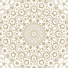 Oriental Seamless Vector Pattern - Repeating ornament for textile, wraping paper, fashion etc.