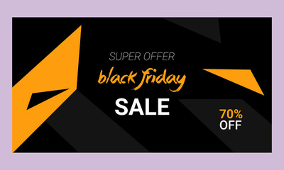 Black Friday Sale Banner For Social Media
