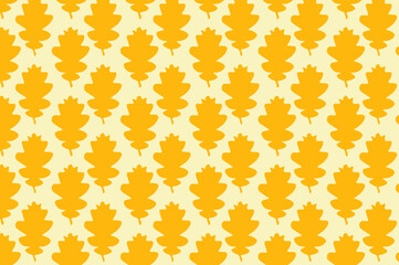 Simple autumn leaf pattern design. suitable for wallpapers and backgrounds