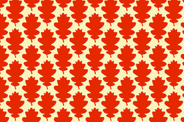 Simple autumn leaf pattern design. suitable for wallpapers and backgrounds