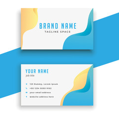 Abstract business card 