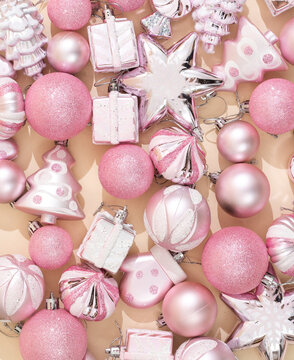 Pink Christmas Ornaments
