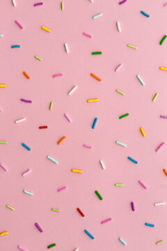 Background of cake sprinkles