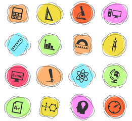 university icon set