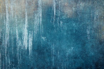 Blue scratched backdrop