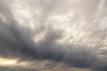 Fototapeta na wymiar Cloudy sky during a storm