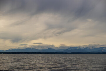 Fototapeta premium Cloudy sky during a storm
