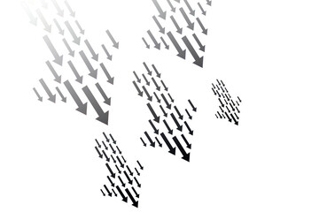 black and white arrows