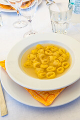 Tortellini in broth