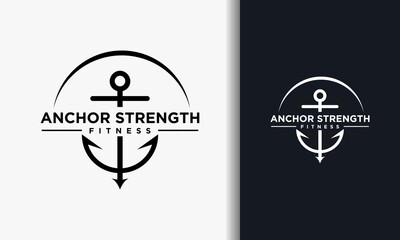minimal anchor logo