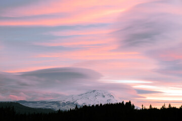 Sunset in Mount Hood 