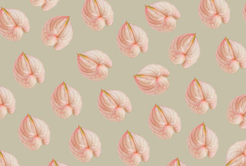 pink flower pattern