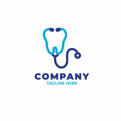 Logo design template for dental and medical