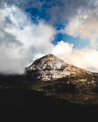 Mountains with a beautiful sky as background Catas altas, Minas gerais, Brazil