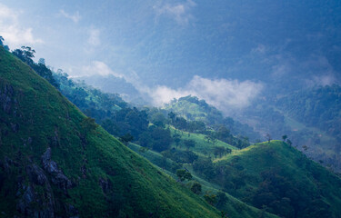 Ella gap view between Ella rock & Little adam's peak in Sri Lanka