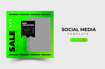 Modern promotion square web banner for social media mobile apps. Elegant sale and discount promo backgrounds with abstract pattern. Email ad newsletter layouts.