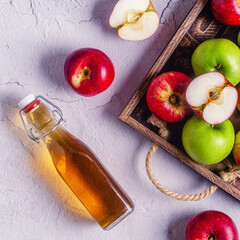 Apple cider vinegar or fermented fruit drink