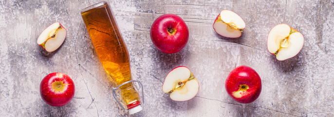 Apple cider vinegar or fermented fruit drink