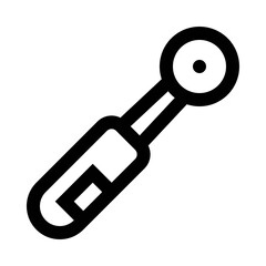 bath room or toilet related electric teeth brush with button vector in lineal style,