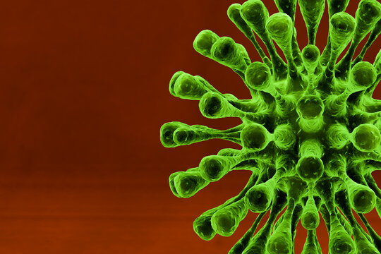 Fictional representation of Coronavirus