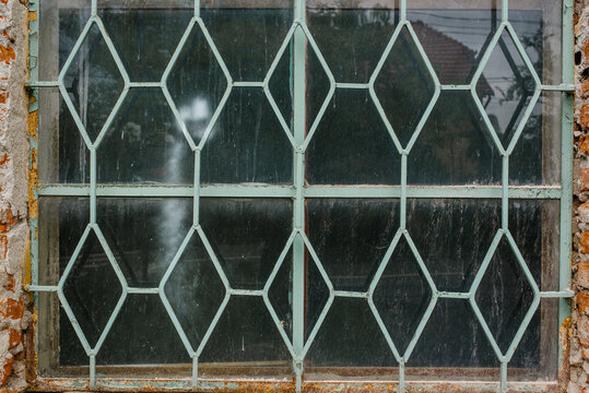Window at an old factory