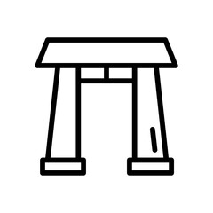 china, new years related, chines gates vectors, in lineal style,