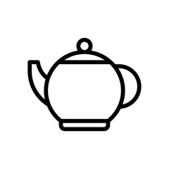 chines tea, kettles related, to china new years vectors, in lineal style