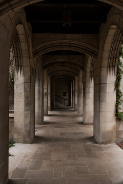 Archway in an old Abby