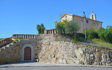 Ermita de Sant Elm en Sant Feliu de Guixols, Costa Brava España
