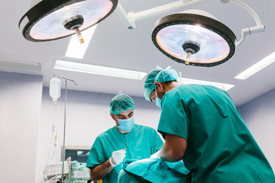 Surgeons in the operating room