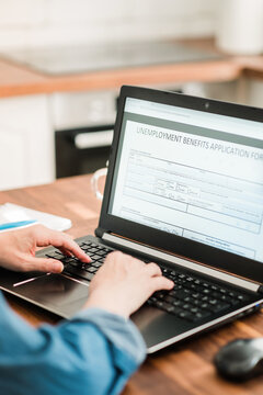 Woman applying for assistance