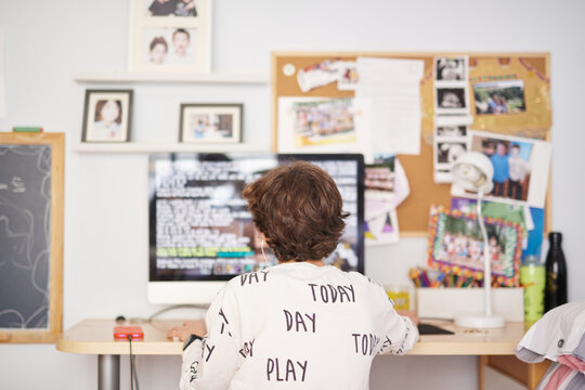 Teenager typing code