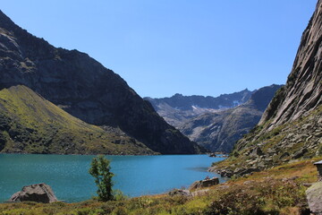 lake in the mountains