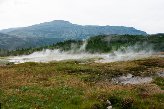 Geothermal area in Iceland