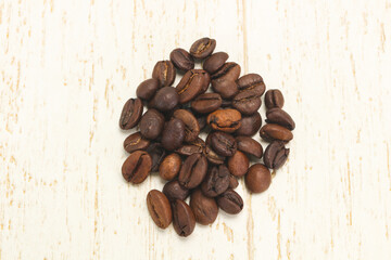 Roasted coffee beans for cooking