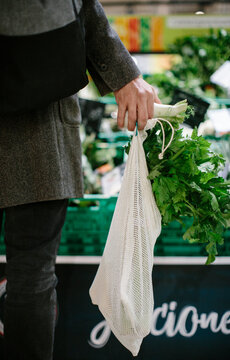 Man buying veggies