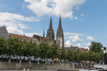 Fototapeta na wymiar Regensburg in Bavaria