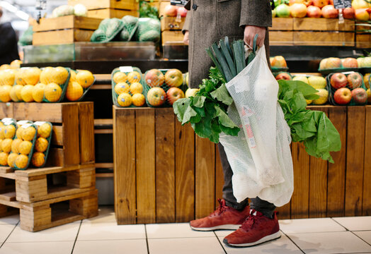 Man buying veggies