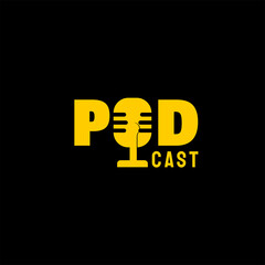 Typography design of Podcast