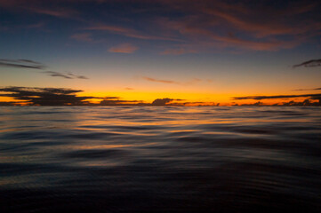twilight on a calm ocean