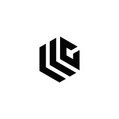 vector logo L letter LC icon illustrations