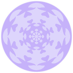 pink sphere with ribbon