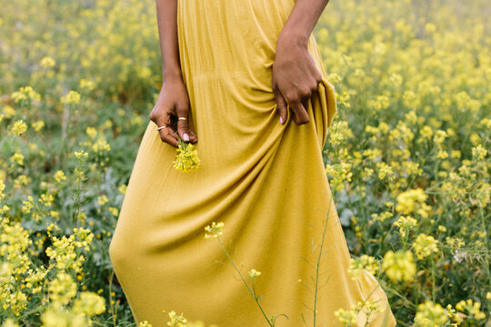 flower in hand