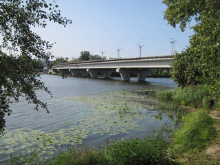 Fototapeta premium bridge over the river