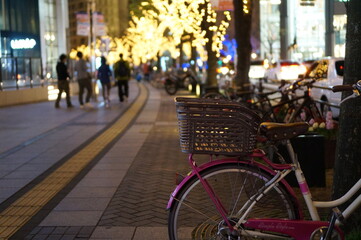 Fototapeta na wymiar 일본 모자이크 길거리 풍경