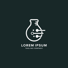 vector logo Labs icon botle illustrations